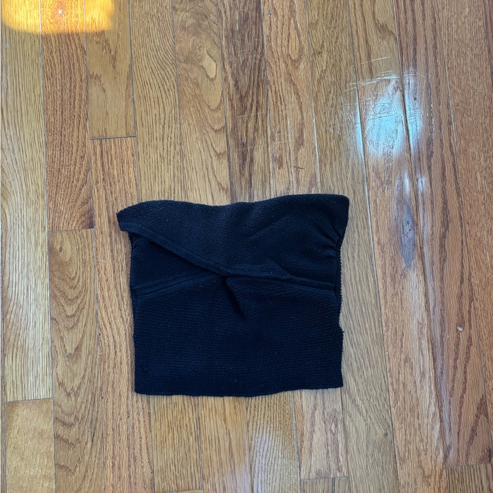 American eagle black cross front tube top